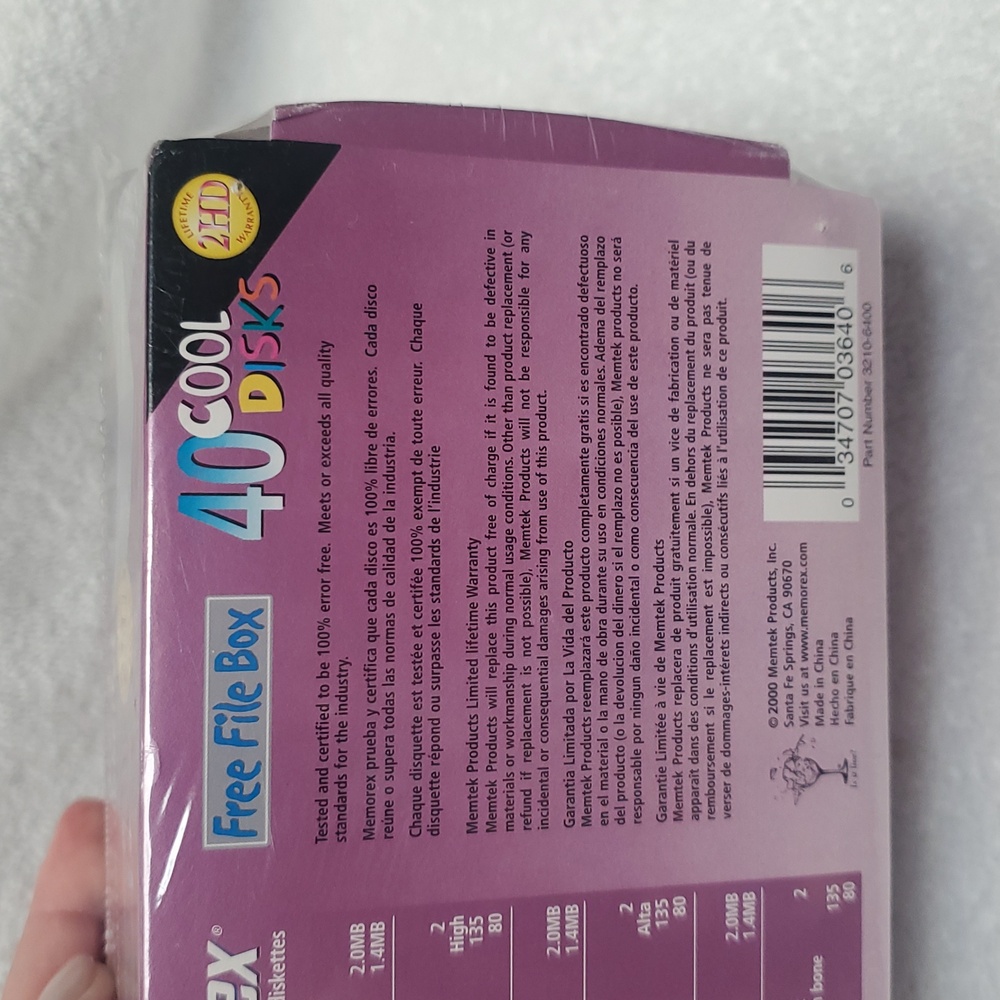 Memorex 40 Cool Disks 3.5" Computer Diskettes - Picture 7 of 7